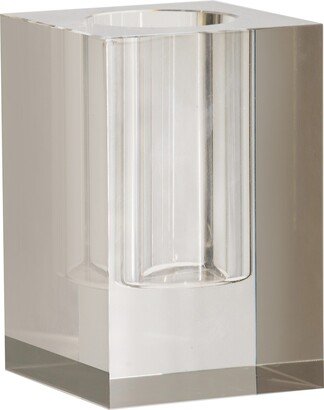 R16 HOME Short Translucent Glass Vase
