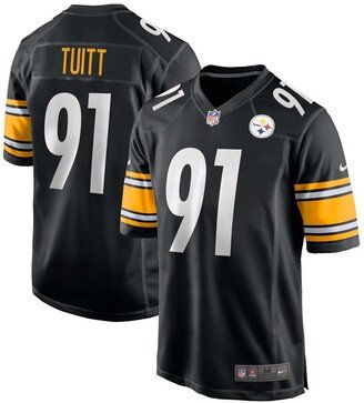 Men's Stephon Tuitt Black Pittsburgh Steelers Game Team Jersey