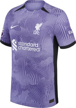 Virgil van Dijk Liverpool 2023/24 Match Third Men's Dri-FIT ADV Soccer Jersey in Purple