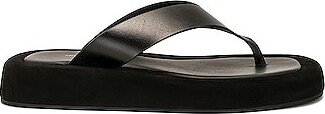 Ginza Thong Sandal in Black