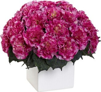 Carnation Arrangement w/Vase