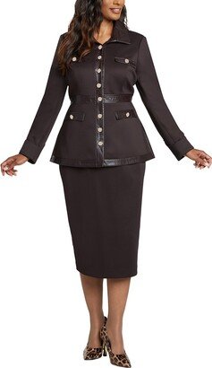 Donna Vinci 2pc Jacket & Skirt Set