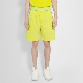 Man Green Shorts