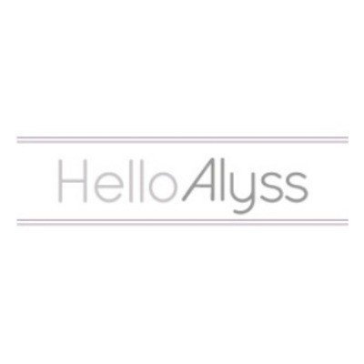 Hello Alyss Promo Codes & Coupons