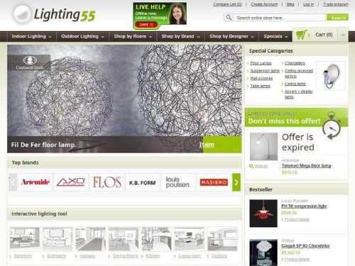 Lighting55.com Promo Codes & Coupons
