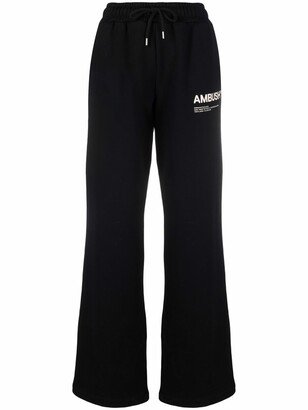 Logo-Print Fleece Track Pants