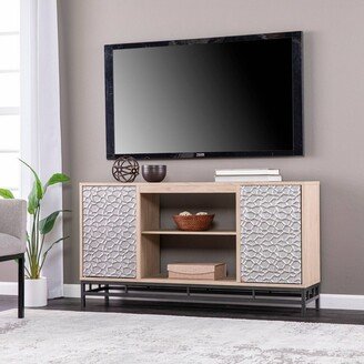 Dernal Media Console with Storage Natural - Aiden Lane