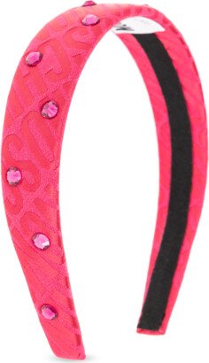 Headband With Crystals - Pink