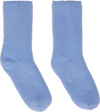 SSENSE Exclusive Blue Mea Socks