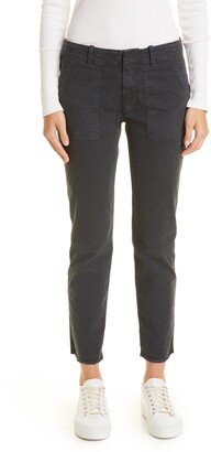 Jenna Slim Crop Stretch Twill Pants