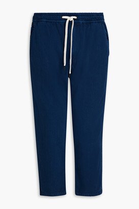 Reed tapered cropped cotton and hemp-blend pants