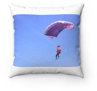 Purple Parachute Pillow - Throw Custom Cover Gift Idea Room Decor