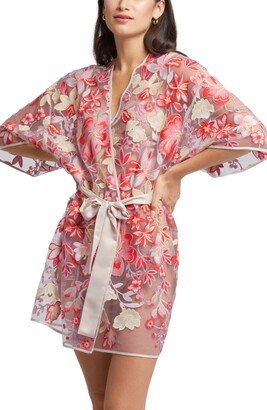 Jane Floral Embroidered Robe