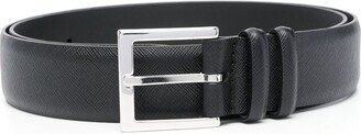 Buckle-Fastening Leather Belt-AA