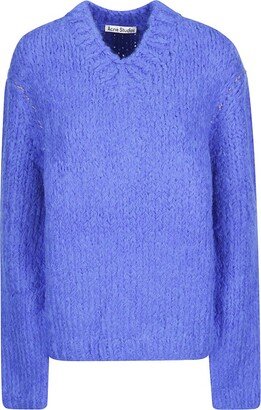 V-Neck Knitted Sweater-AG