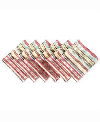 Summer Stripe Outdoor Napkin Set of 6