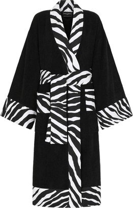 Zebra bathrobe