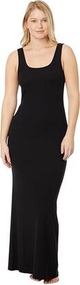 Pima Modal Rib Nabila Dress (Black) Women's Dress