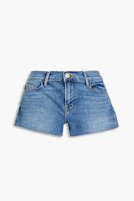 Le Cut Off frayed denim shorts