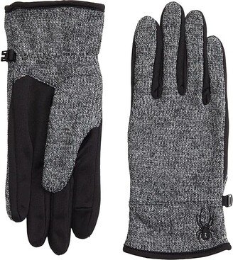 Bandit Fleece Gloves (Black/Alloy) Ski Gloves