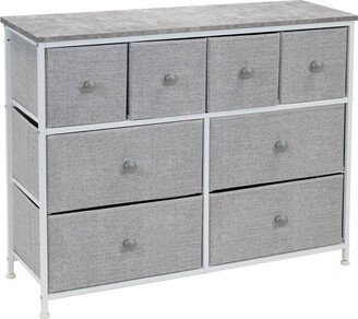 Drawer Fabric Dresser for Bedroom Home and Office Gray