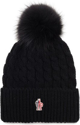 Cable Cable Knit Beanie-AA