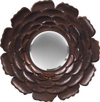 Decorative Maddie Accent Mirror - Bronze - 32 x 32