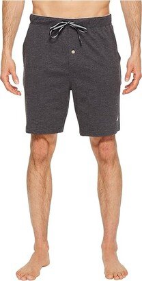 Knit Sleep Shorts (Charcoal Heather) Men's Pajama