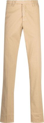 Straight-Leg Cotton Chino Trousers-AJ