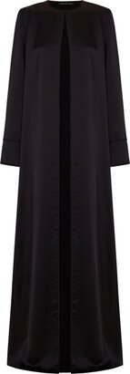 Sophie et Voila Long Split Satin Blouse