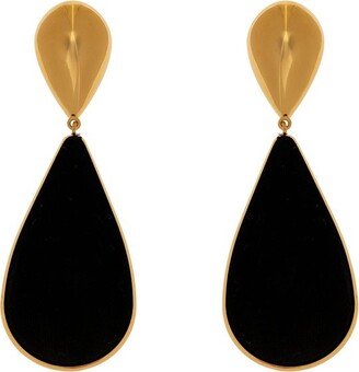 Velvet Trimmed Clip On Earrings