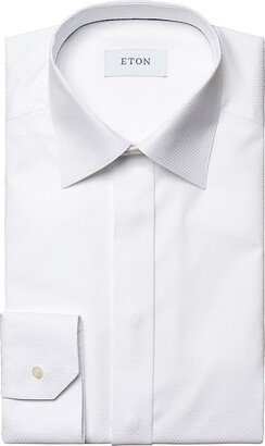 Contemporary-Fit Pin-Dot Piqué Shirt