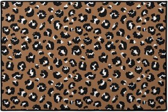 Door Mats: Leopard Spots - Caramel Door Mat, Brown