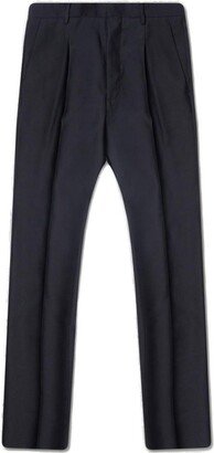 Pleated Straight-Leg Trousers-AK