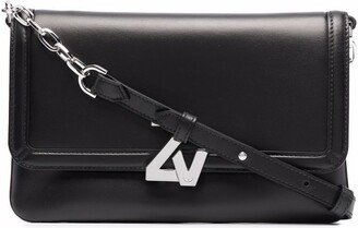 ZV- initial leather crossbody bag