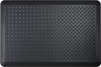 Aspen Creative Anti-Fatigue Floor Mat, Tread Plate Pattern 24x36x2/3 - 24x36-AF