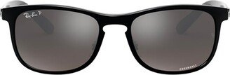 Chromance Square Frame Sunglasses-AB