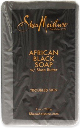 African Black Soap Troubled Skin by for Unisex - 8 oz Bar Soap