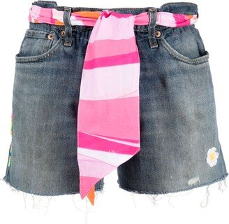 Arizona customised denim shorts