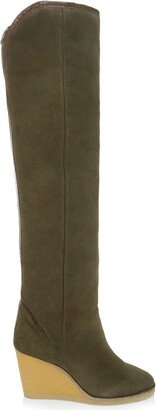 Tilin Suede Wedge Boots