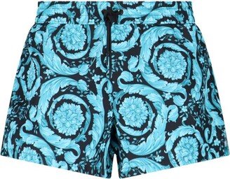 Barocco Printed Swim Shorts-AB