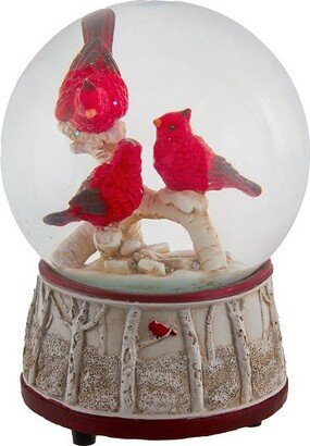 Kurt S. Adler Kurt Adler 100MM Wind Up Musical Cardinals Water Globe