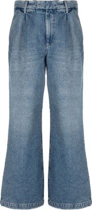 ARMARIUM Bootcut Pleated Jeans