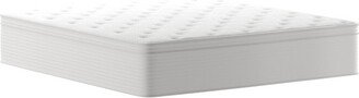 Merrick Lane King Size 14 Premium Comfort Euro Top Hybrid Pocket Spring and Memory Foam Mattress in a Box with Reinforced Edge Support