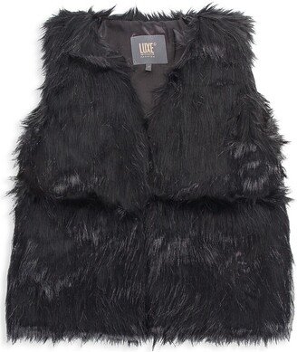 Luxe Faux Fur Solid Fux Fur Vest