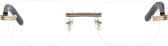 Rectangular Rimless Glasses