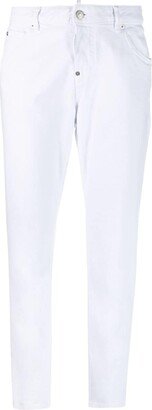 White Bull cropped jeans