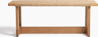 Bluff Papercord Woven Bench