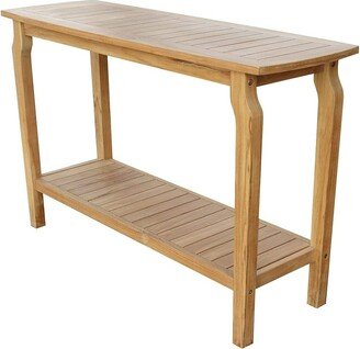 Pebble Lane Living Capri Grade A Teak Outdoor Console Table