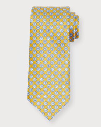 Men's Multi-Medallion Silk Tie